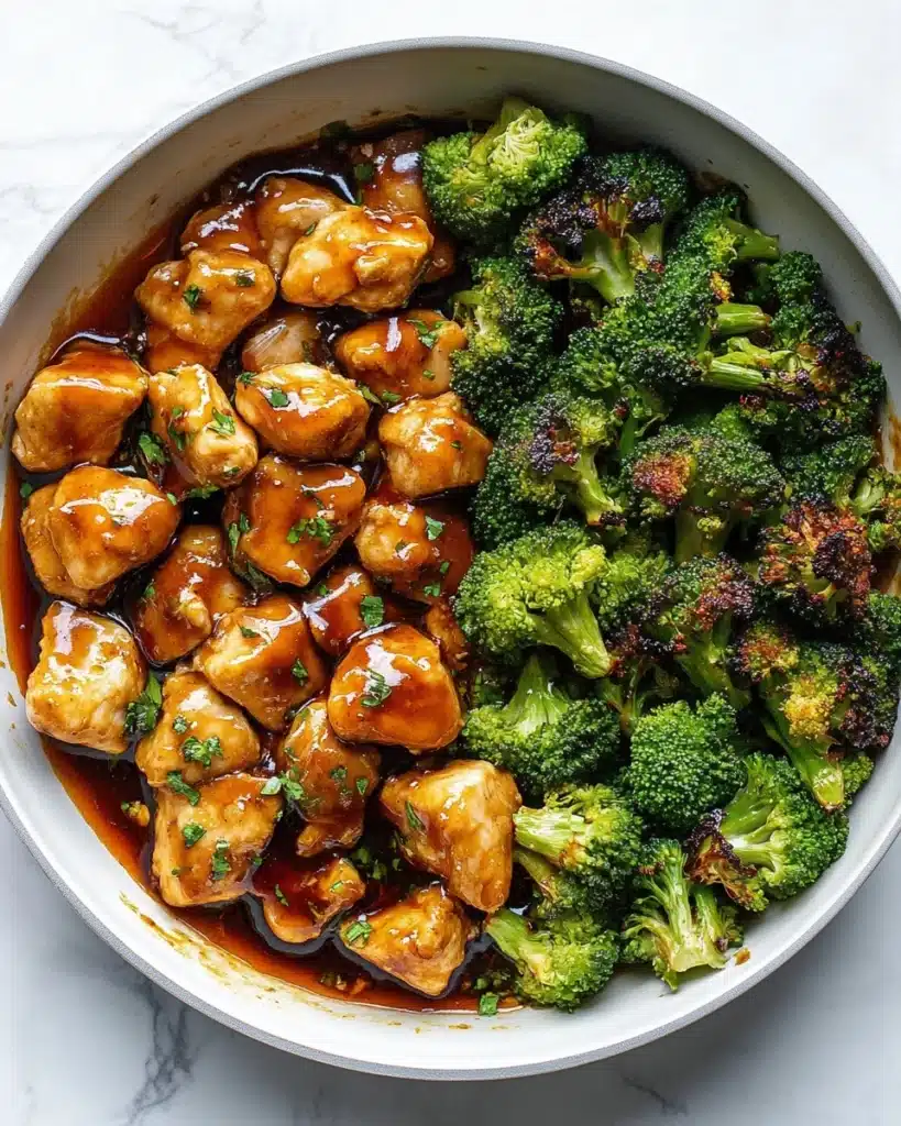 Sticky Apricot Chicken and Broccoli Recipe