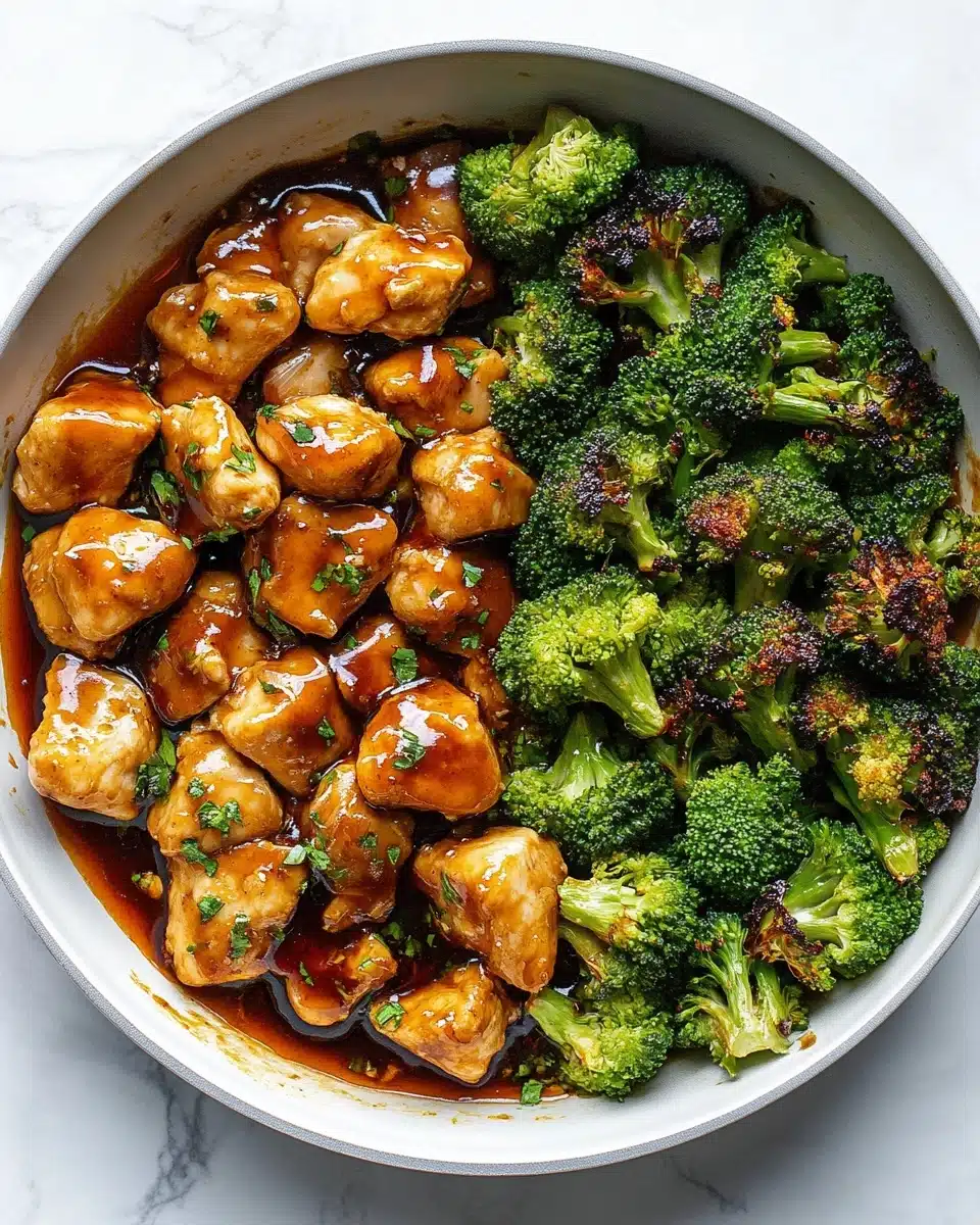 Sticky Apricot Chicken and Broccoli Recipe