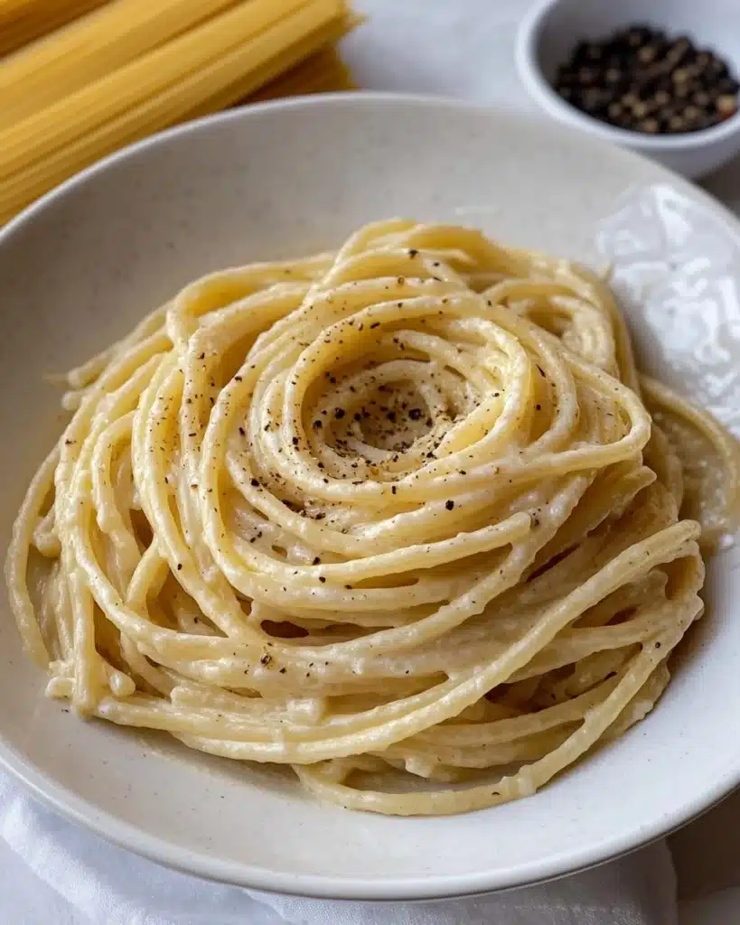 Authentic Bucatini Cacio e Pepe Recipe