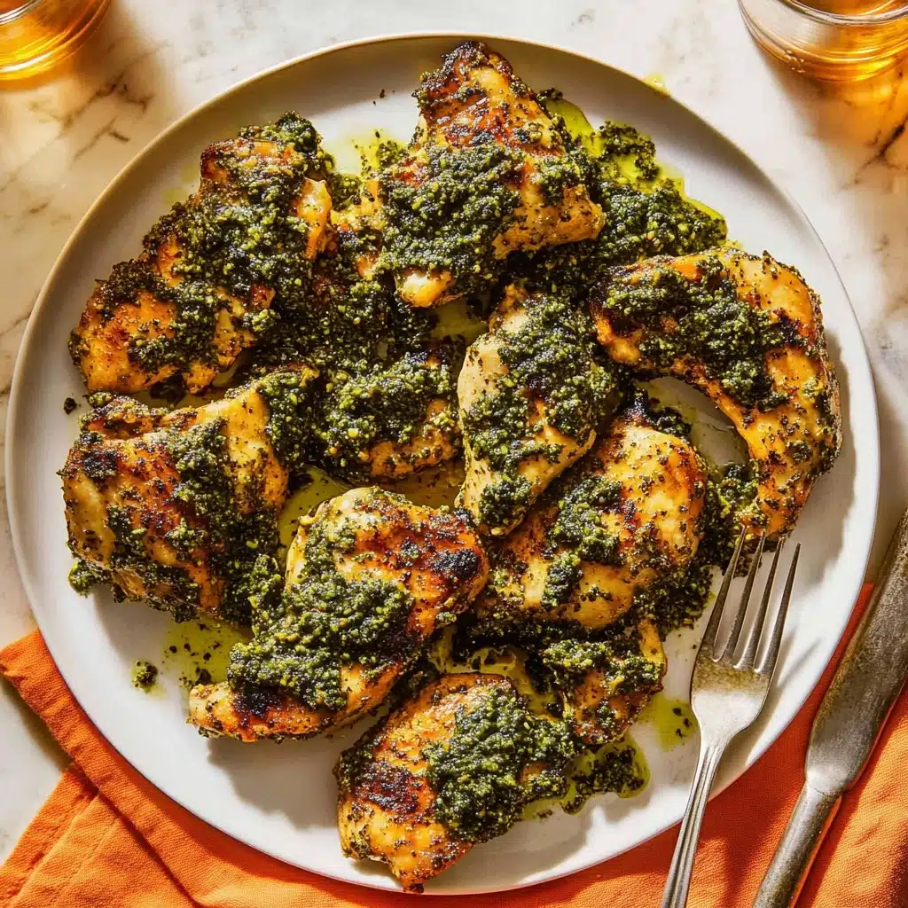 Cilantro Pesto Chicken Tenders Recipe - Recipe Image