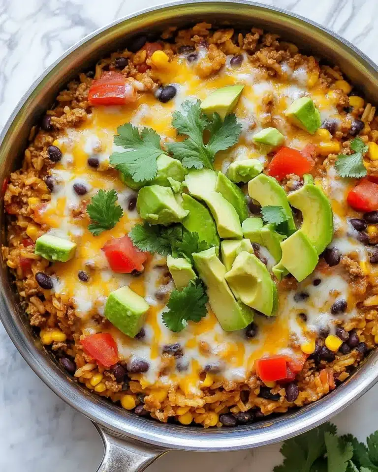Mexican Beef and Rice Skillet Recipe