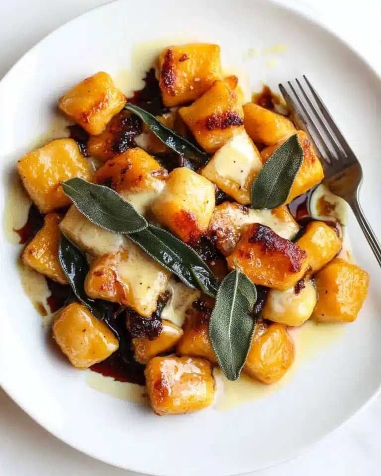 Crisp Gnocchi and Roast Pumpkin in Brown Butter Recipe
