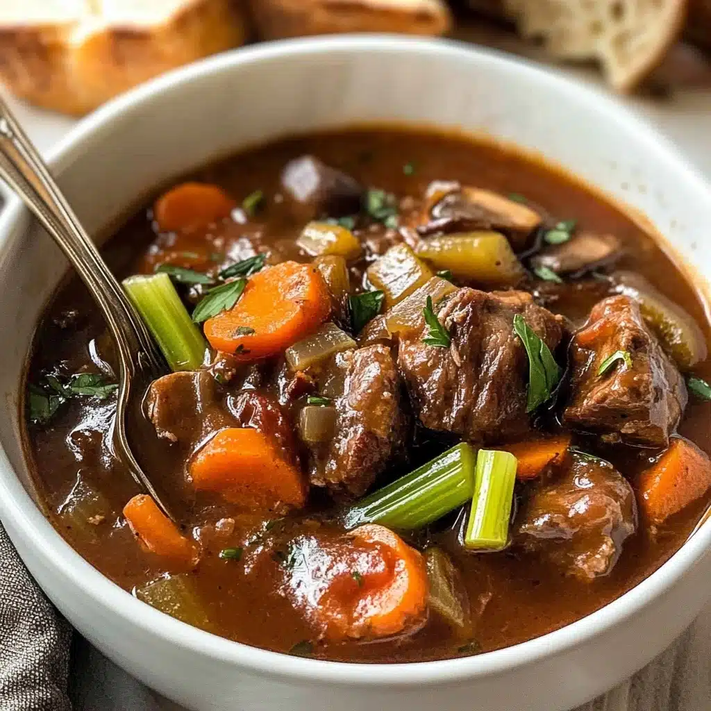 Red Wine Chicken Stew Recipe - Recipe Image