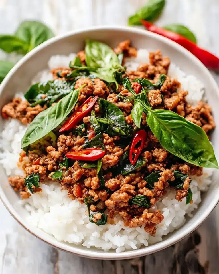 Thai Basil Chicken (Easy Gai Pad Krapow) Recipe