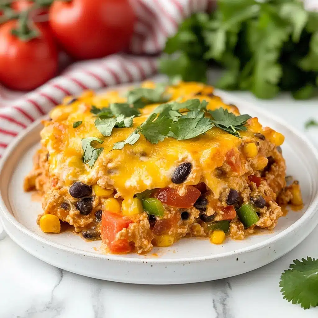 Chicken Taco Casserole Recipe - Recipe Image