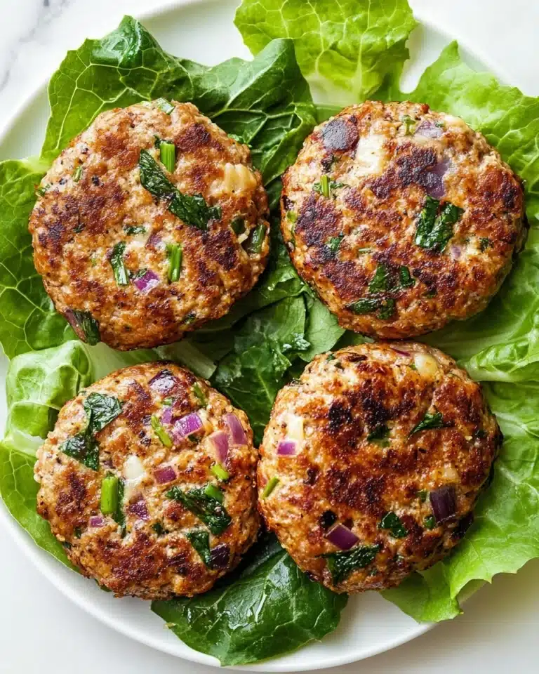 Greek Chicken Burgers Recipe