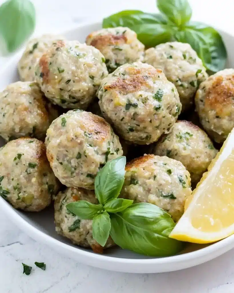 Spinach Chicken Meatballs Recipe