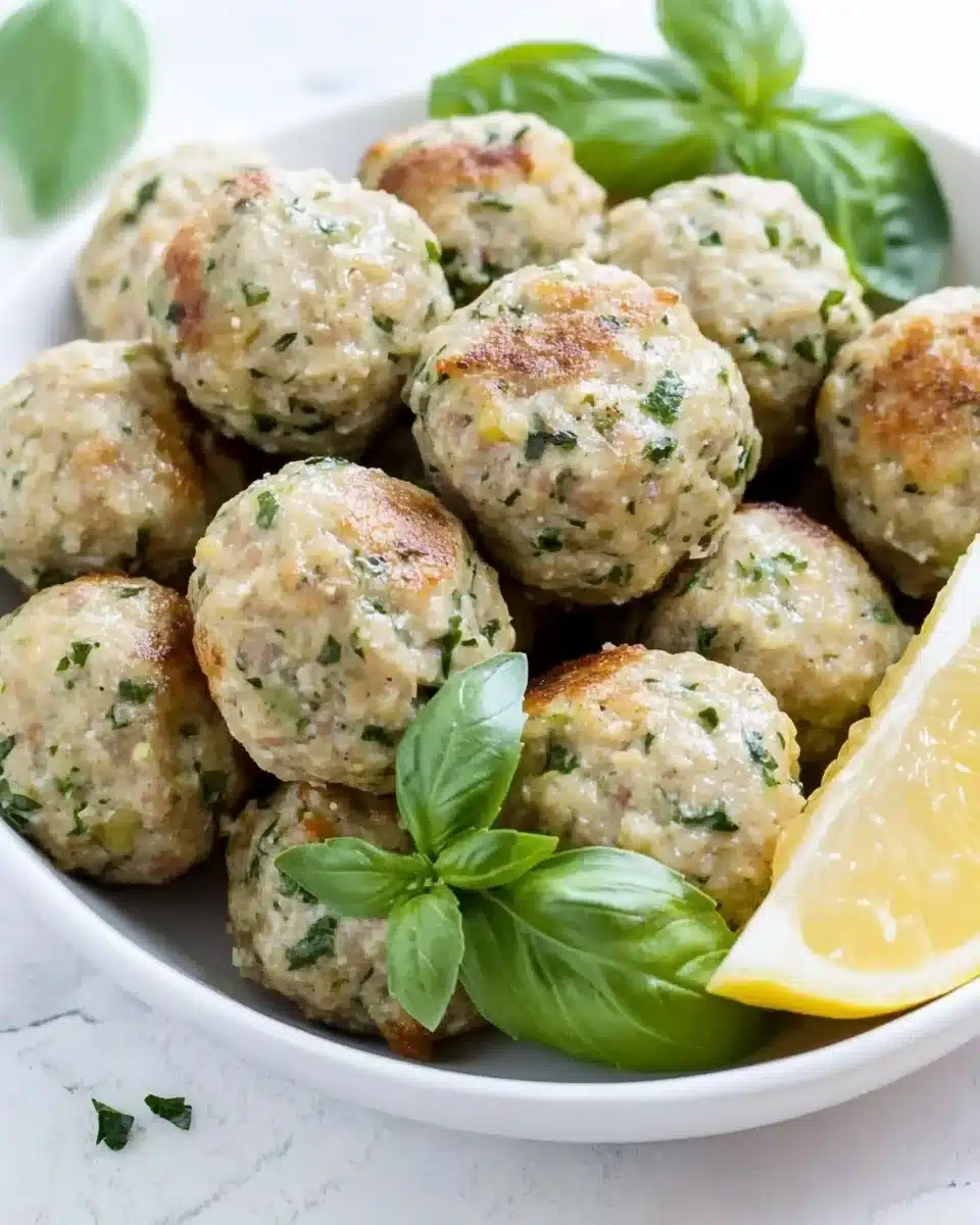 Spinach Chicken Meatballs Recipe