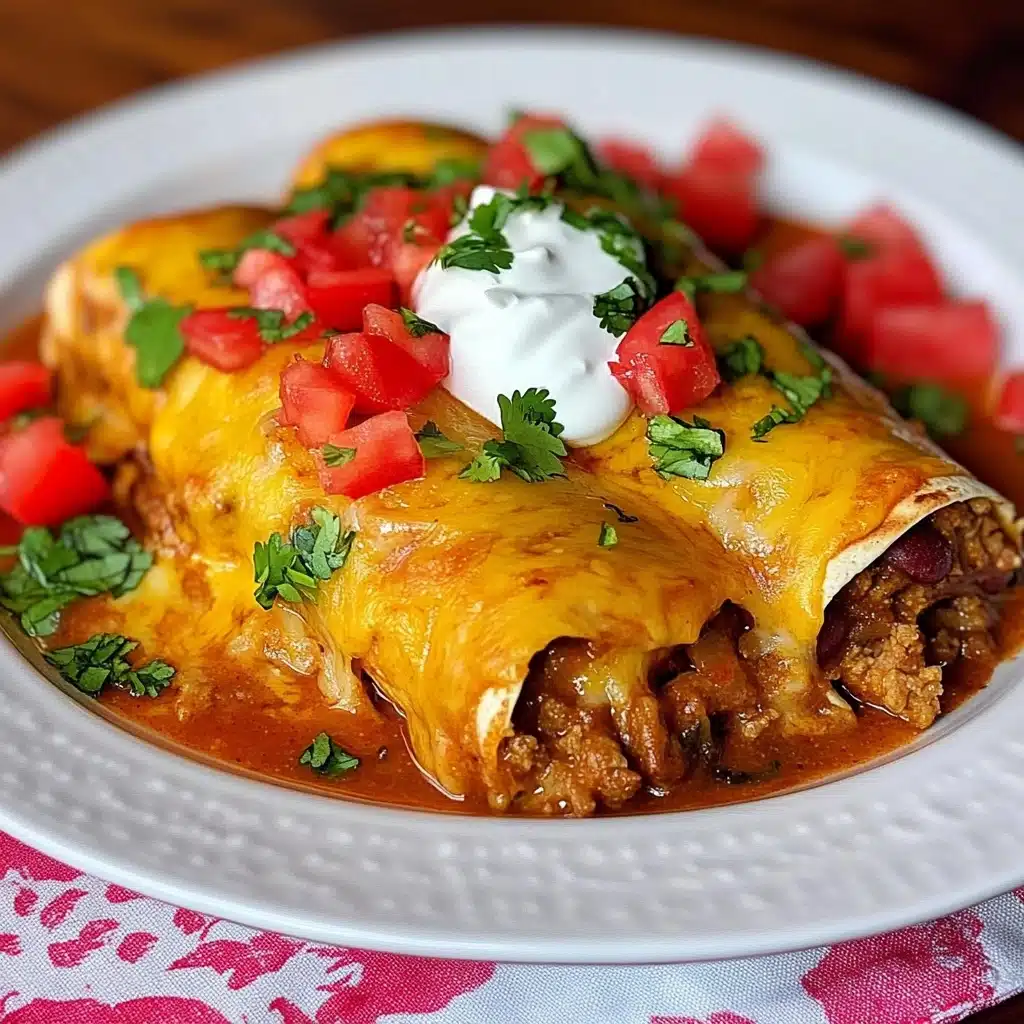 Cheesy Chicken Enchiladas Recipe - Recipe Image