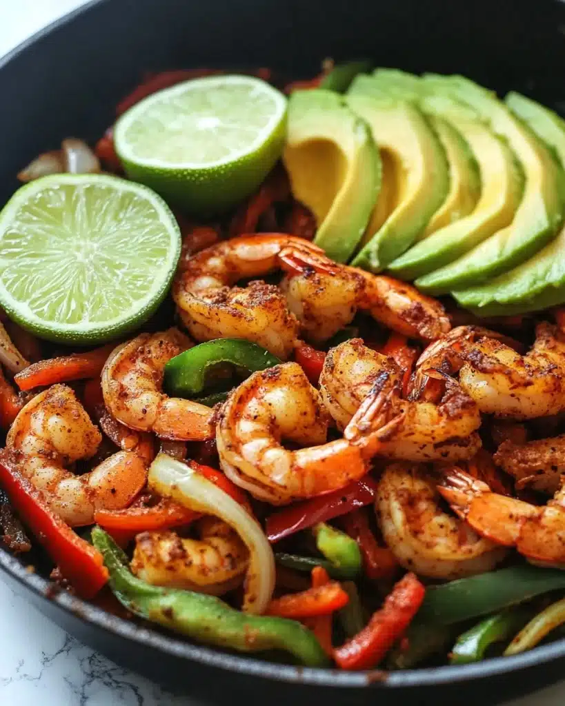 Skillet Shrimp Fajitas Recipe