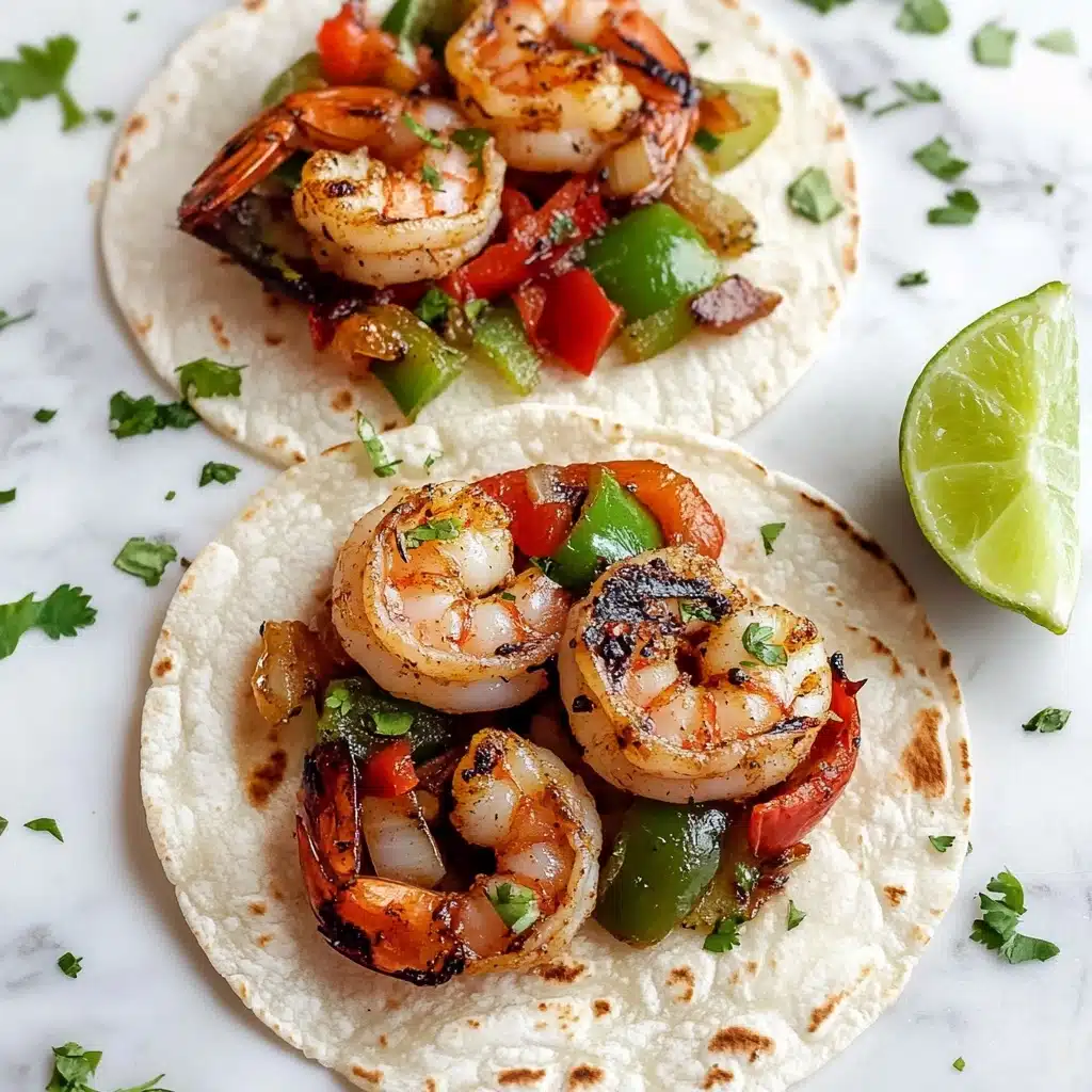 Skillet Shrimp Fajitas Recipe - Recipe Image