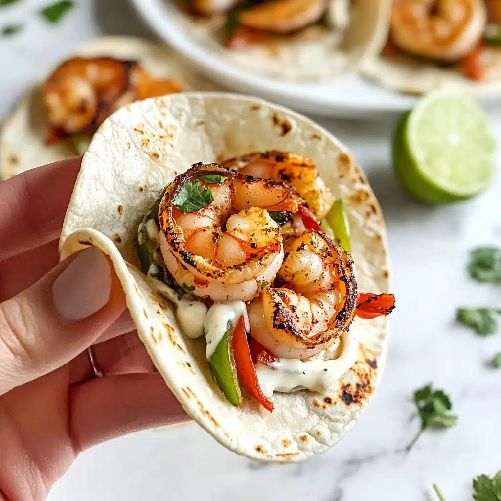 Skillet Shrimp Fajitas Recipe - Recipe Image