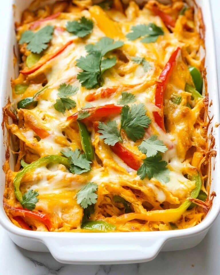 Chicken Fajita Casserole Recipe