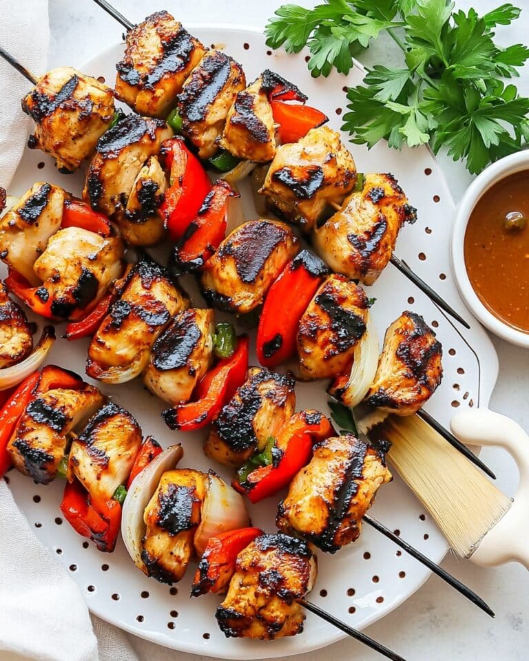Honey Mustard Chicken Kabobs Recipe