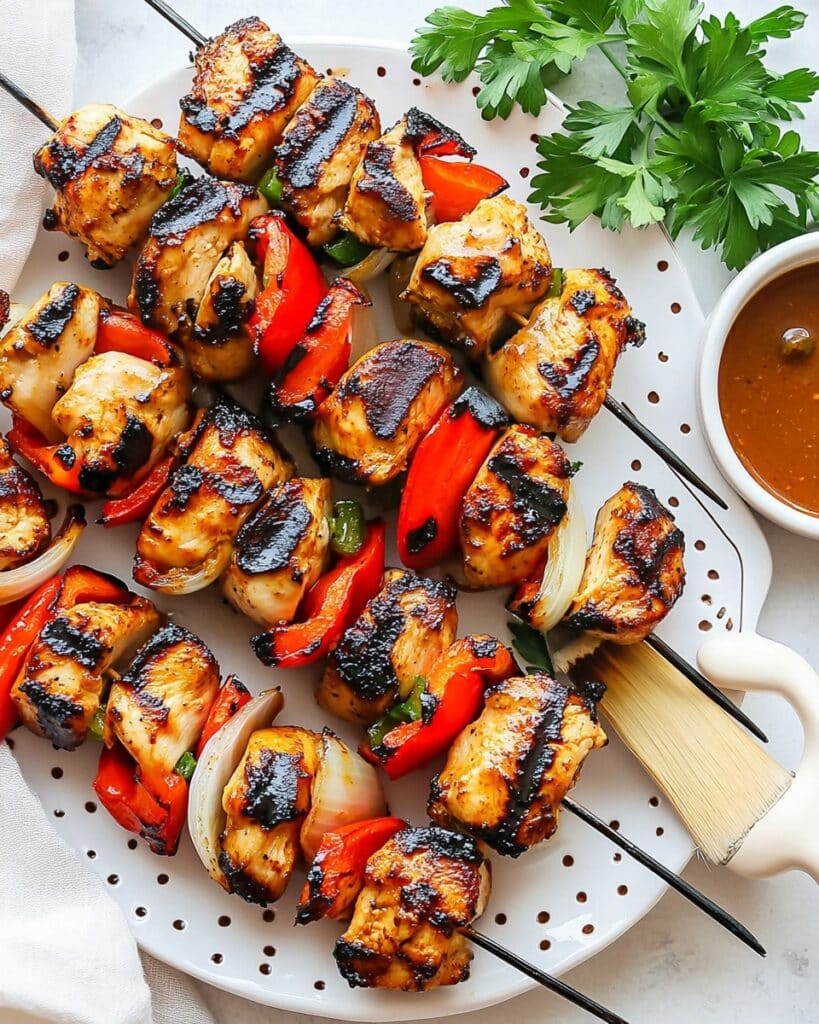 Honey Mustard Chicken Kabobs Recipe