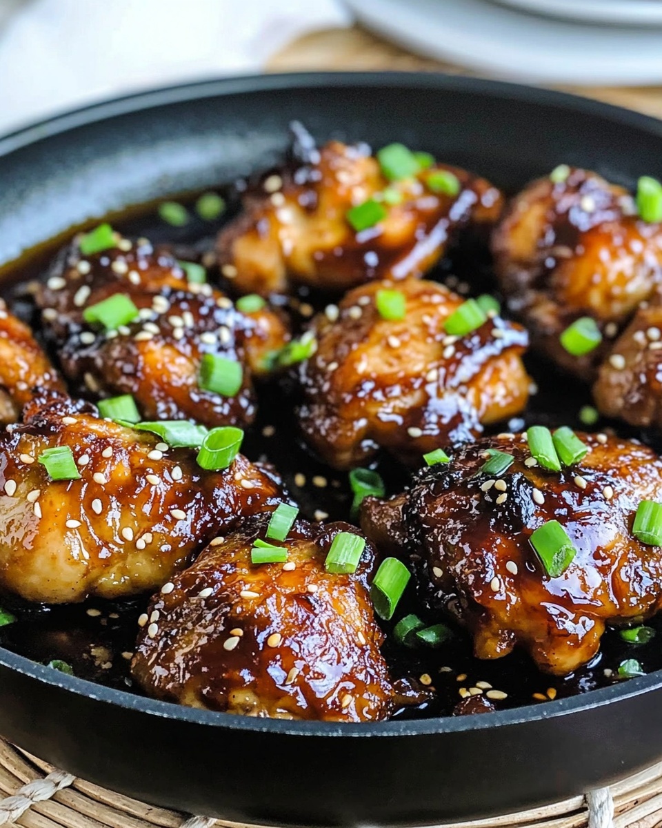 Honey Garlic Chicken Thighs Recipe