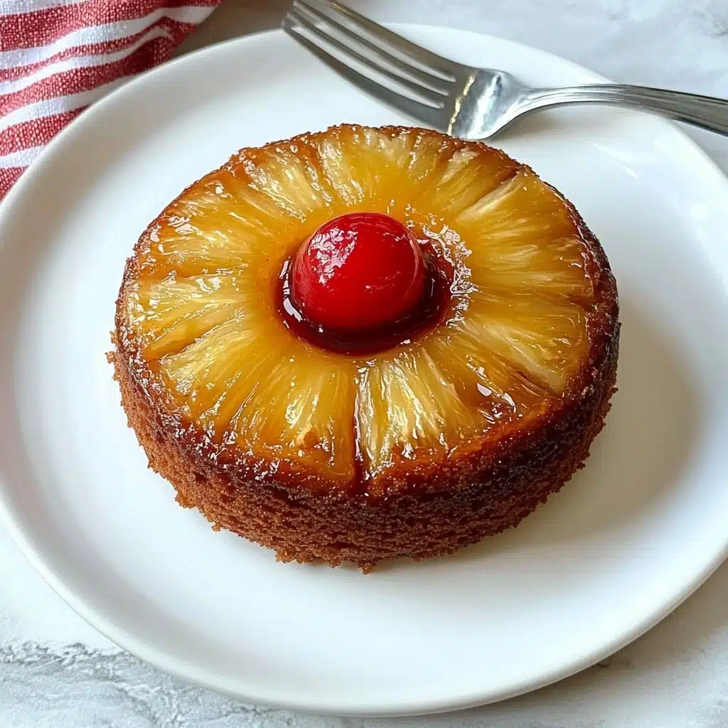 Grilled Pineapple Upside Down Cakes Recipe - Recipe Image