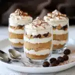 Eggless Tiramisu Trifle Cups Recipe