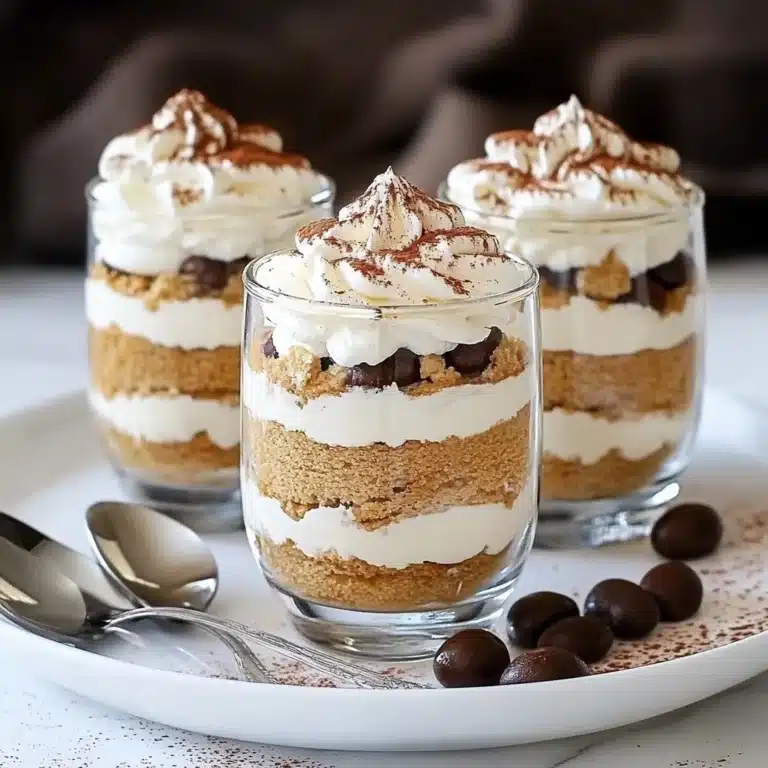 Eggless Tiramisu Trifle Cups Recipe
