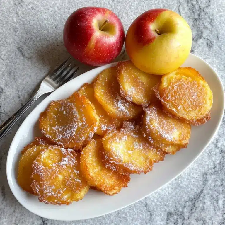 German Fried Apple Rings Recipe