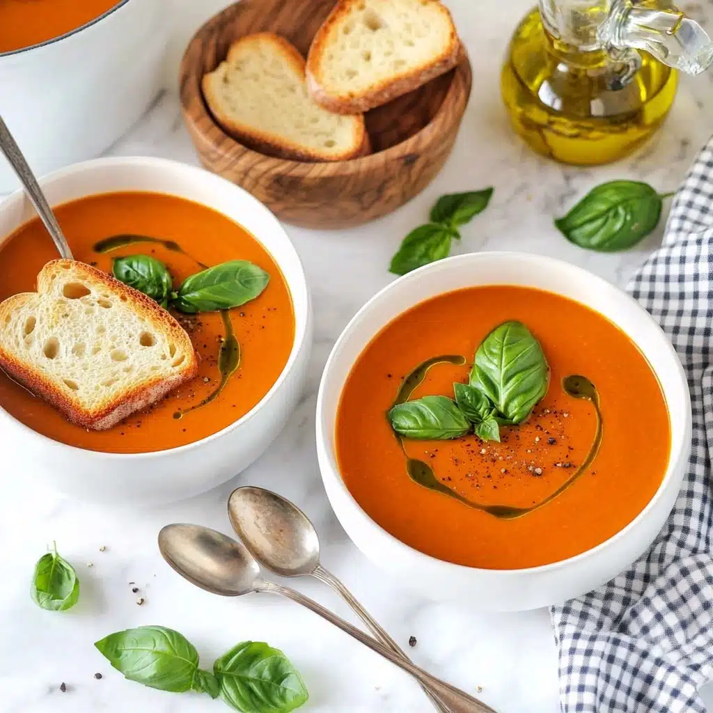 Tomato Basil Soup Recipe - Recipe Image