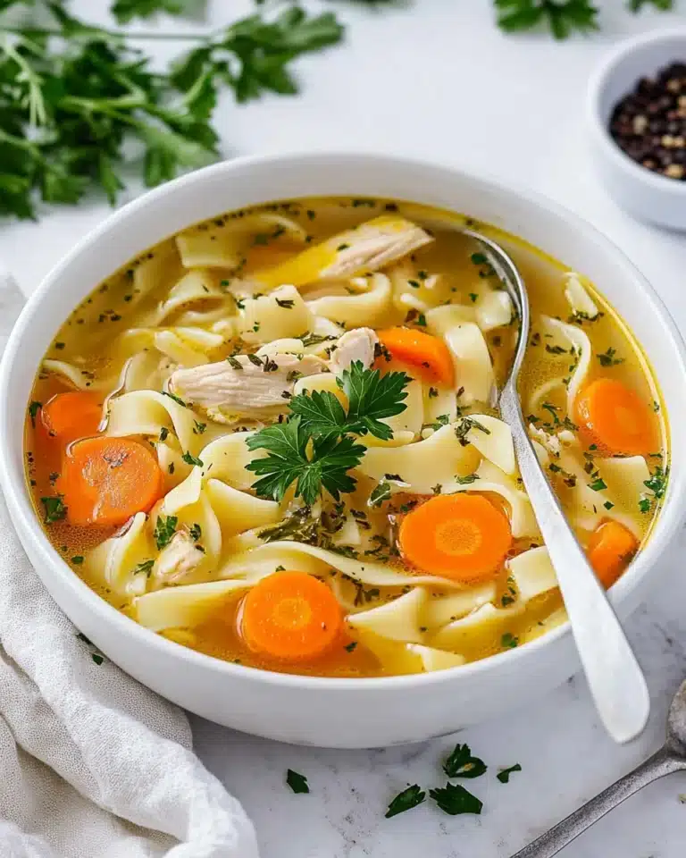 Instant Pot Chicken Noodle Soup Recipe