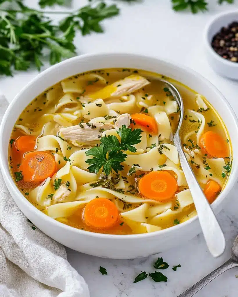 Instant Pot Chicken Noodle Soup Recipe
