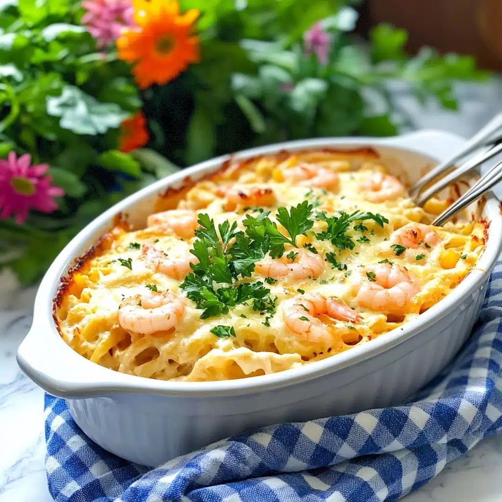 Dump-and-Bake Shrimp Scampi with Linguine Recipe - Recipe Image