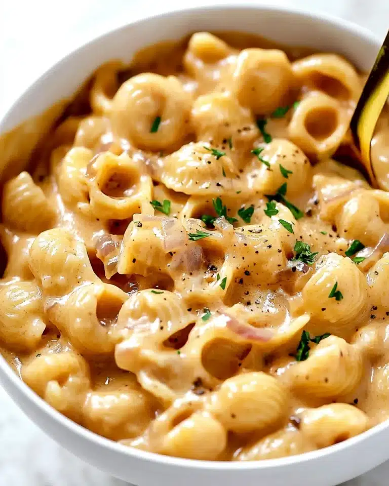 French Onion Pasta Recipe