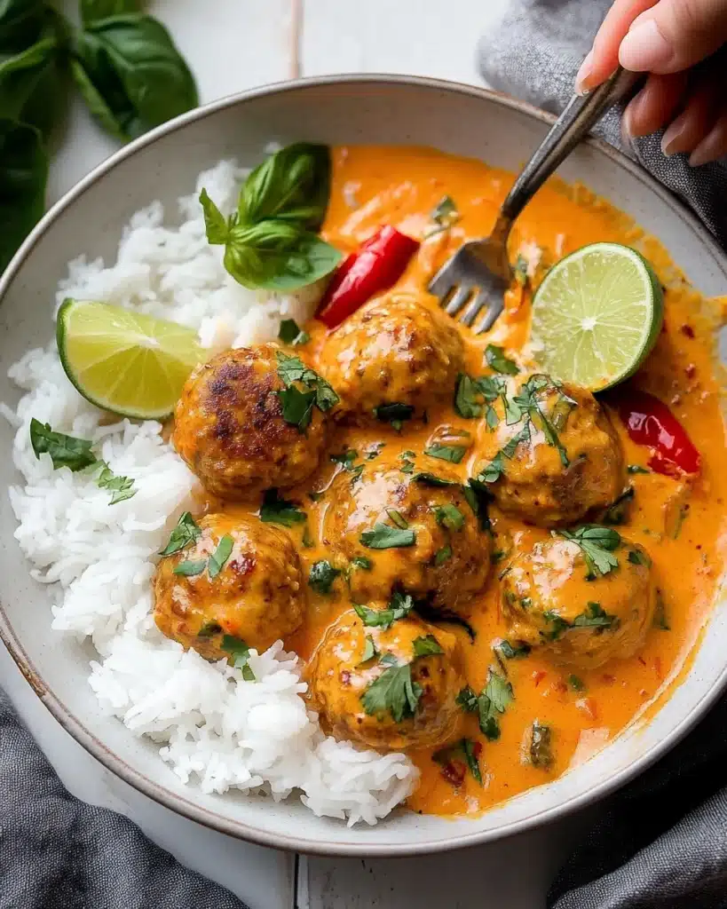 Chicken Meatball Curry Recipe