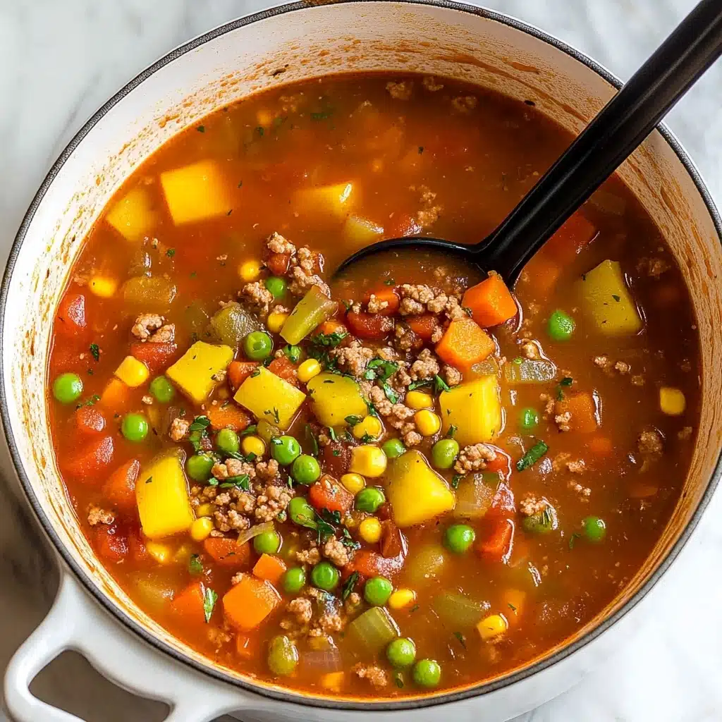 Easy Hamburger Soup Recipe - Recipe Image