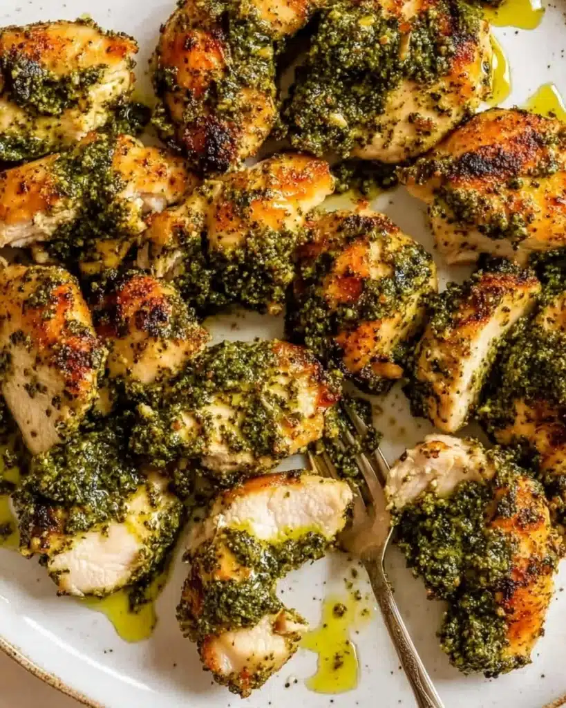 Cilantro Pesto Chicken Tenders Recipe