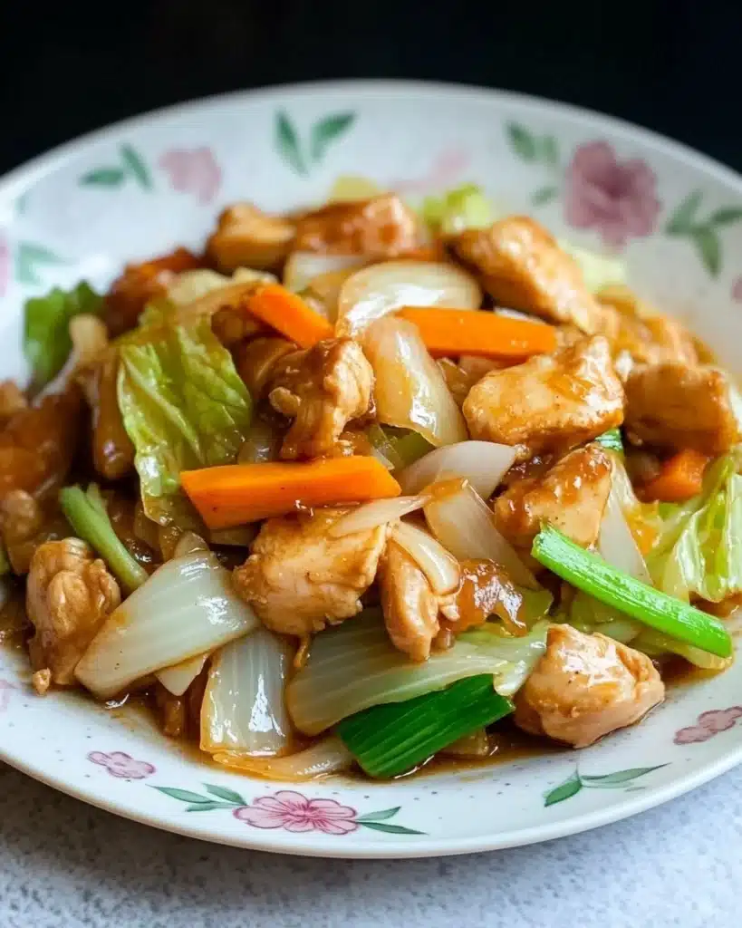 Easy Chicken & Cabbage Stir-Fry with BBQ Sauce Recipe