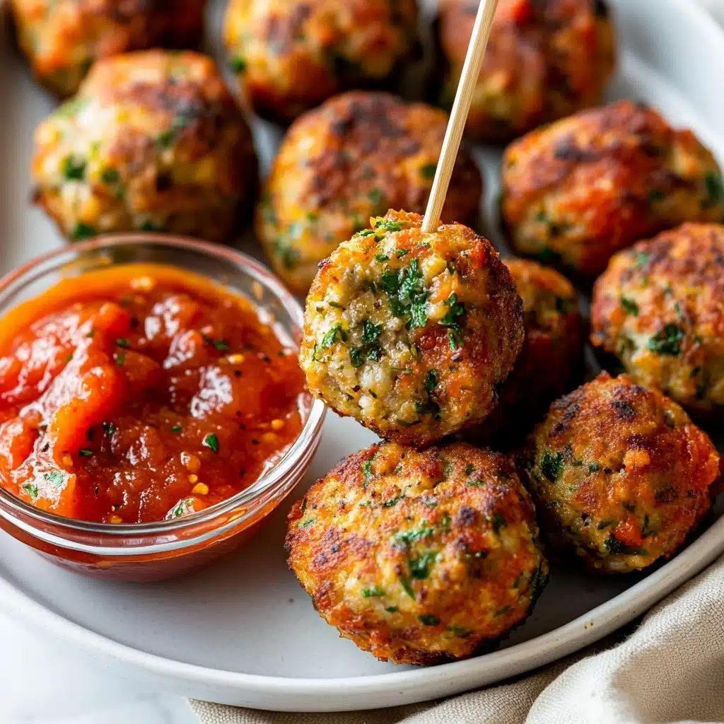 Italian-Style Chicken Meatballs Recipe - Recipe Image