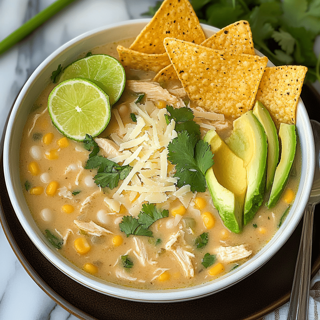 White Chicken Chili Recipe - Recipe Image