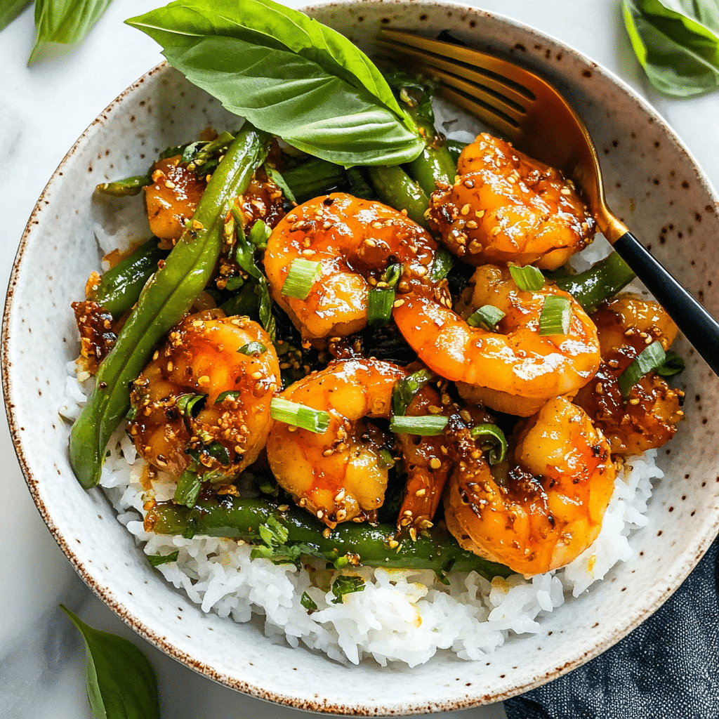 Honey Turmeric-Black Pepper Shrimp Recipe - Recipe Image