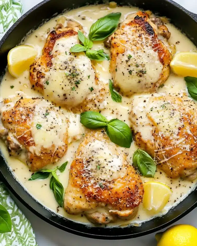 Cacio e Pepe Chicken Thighs Recipe