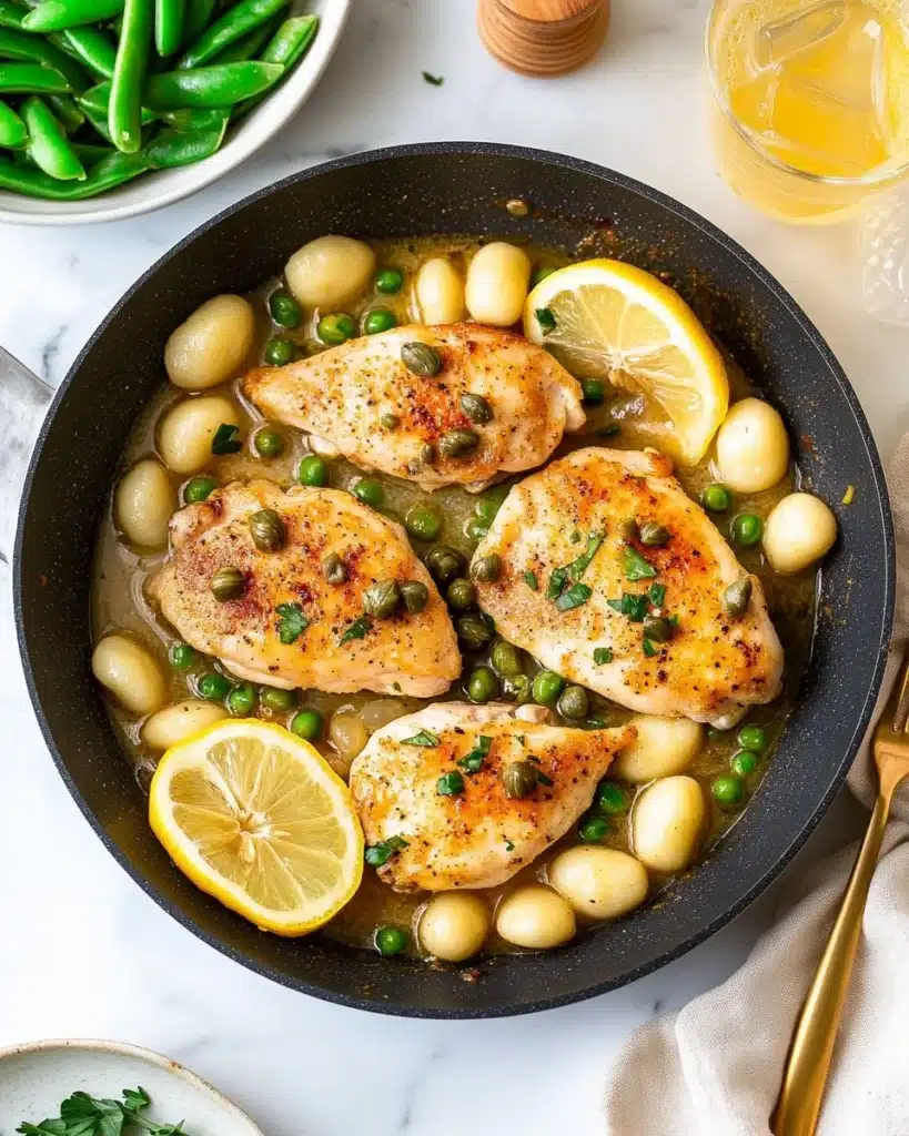 Chicken Piccata with Gnocchi Recipe