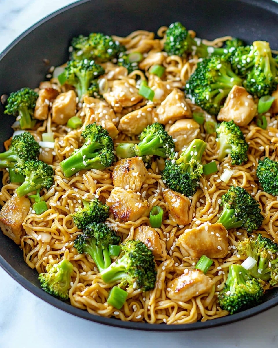 Easy Chicken Ramen Noodle Stir Fry Recipe