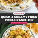 Fried Pickle and Ranch Dip Recipe