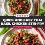Thai Basil Chicken (Easy Gai Pad Krapow) Recipe