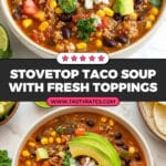 Stovetop Taco Soup Recipe