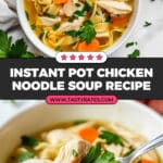 Instant Pot Chicken Noodle Soup Recipe