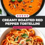 Roasted Red Pepper Pasta Recipe