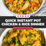Instant Pot Chicken and Rice Recipe