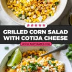 Grilled Corn Salad with Cotija Recipe