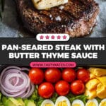 Pan-Seared Steak in Butter Sauce Recipe