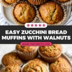 Zucchini Bread Muffins Recipe