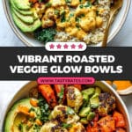 Roasted Veggie Glow Bowls Recipe