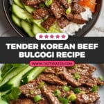 Korean Beef Bulgogi Recipe